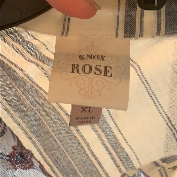 Cold Shoulder Floral Embroidered Top - Picture 6 of 7